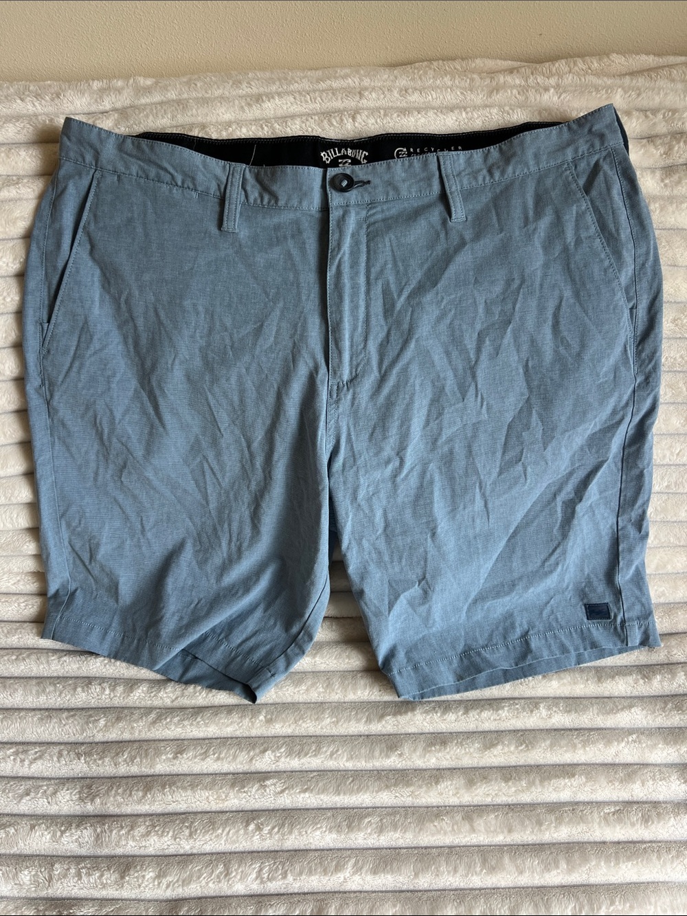 Billabong Men’s Slate Blue Flat Front Shorts